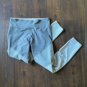 outdoor voices 7/8 springs graphite ash dove colorblock leggings women’s large